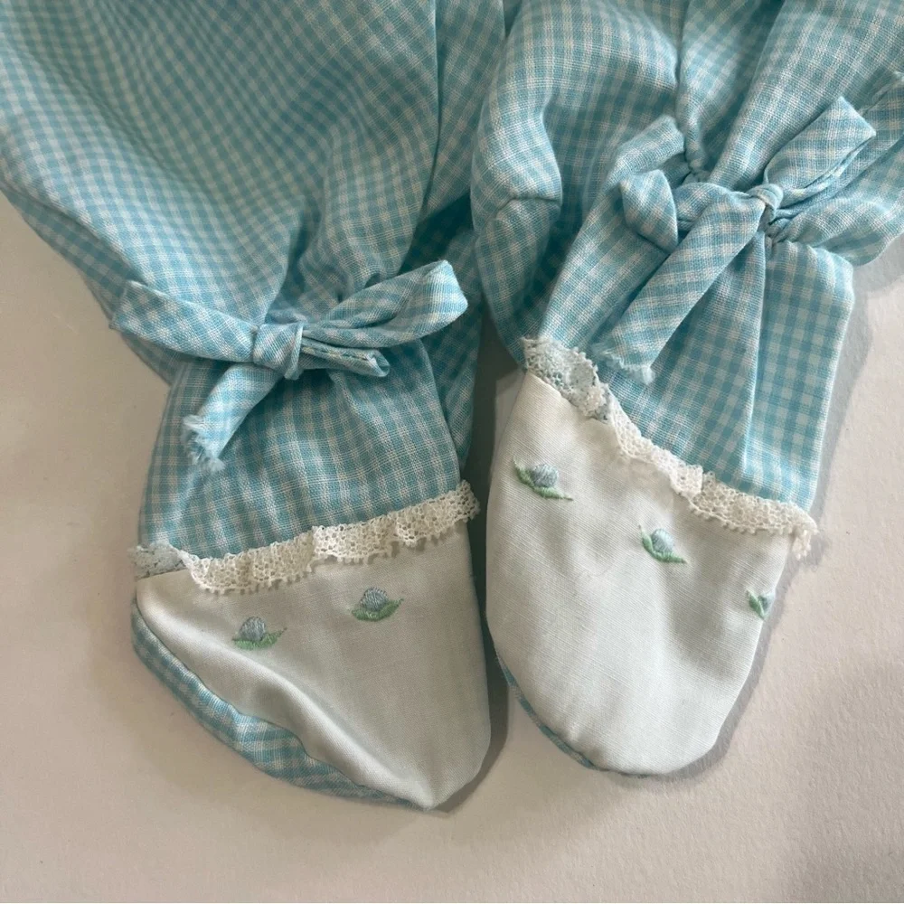 Vintage Baby Blue 2 Piece Top & Pants